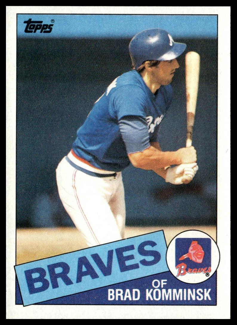 1985 Topps #292 Brad Komminsk