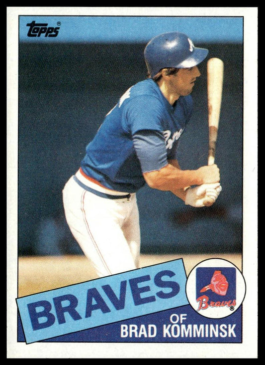 1985 Topps #292 Brad Komminsk