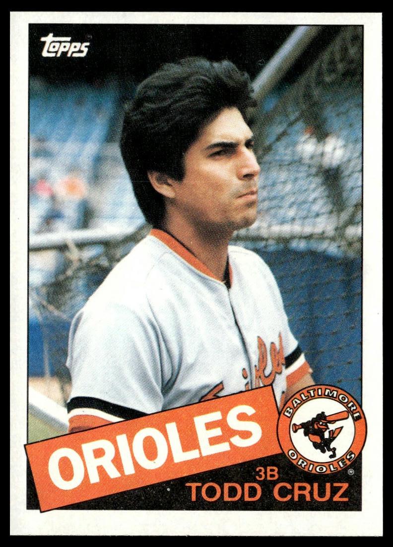 1985 Topps #366 Todd Cruz