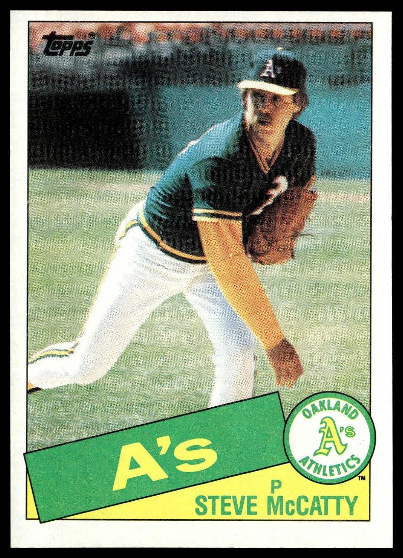 1985 Topps #63 Steve McCatty