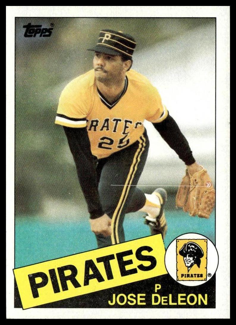 1985 Topps #385 Jose DeLeon