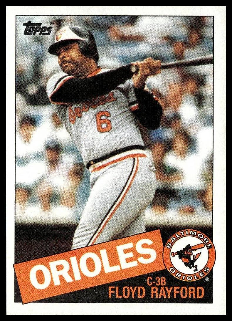 1985 Topps #341 Floyd Rayford