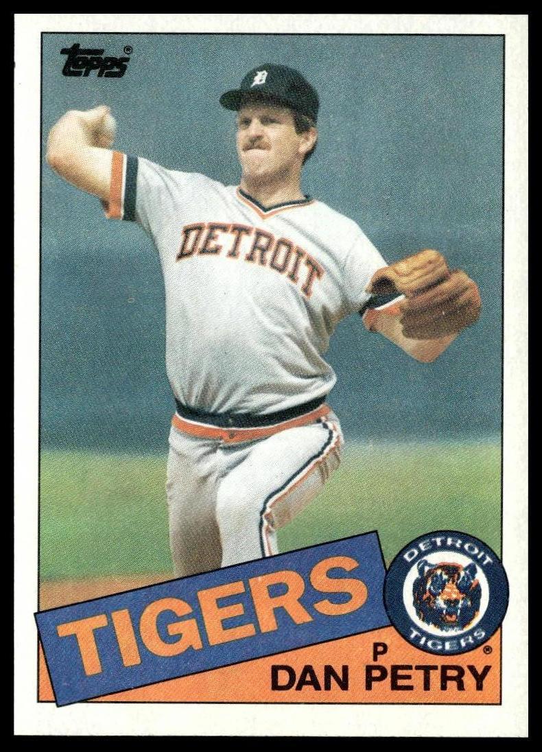 1985 Topps #435 Dan Petry