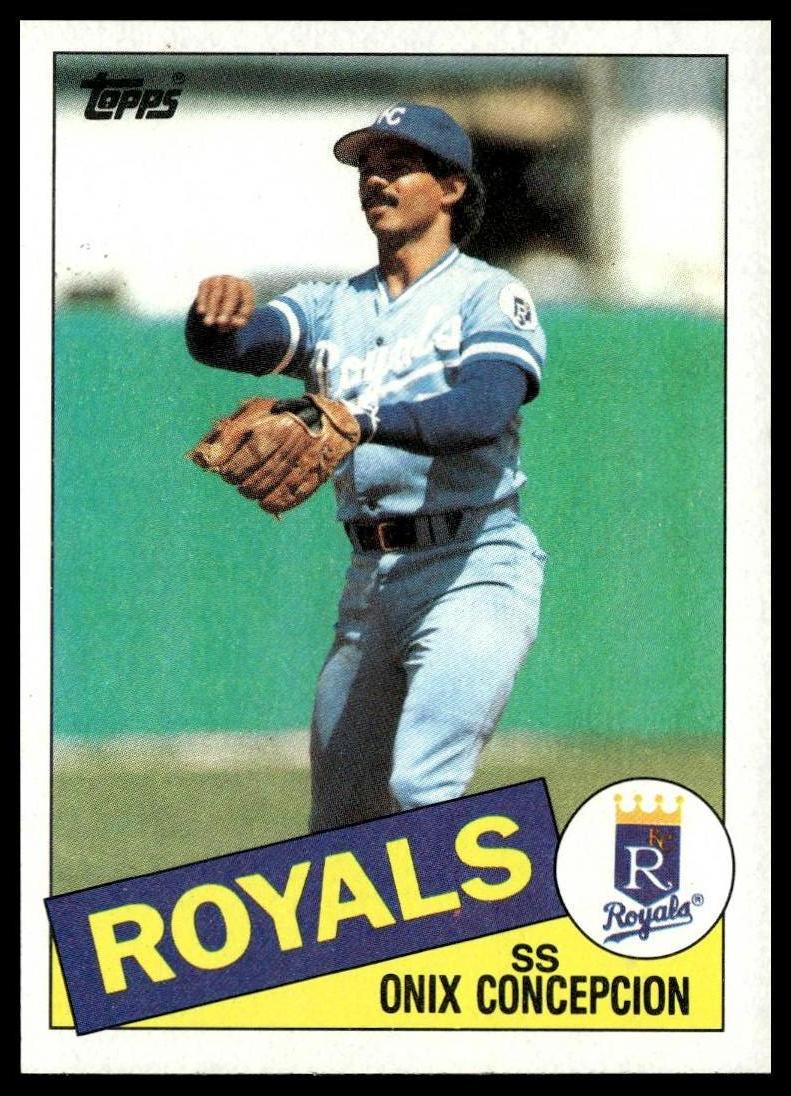 1985 Topps #697 Onix Concepcion