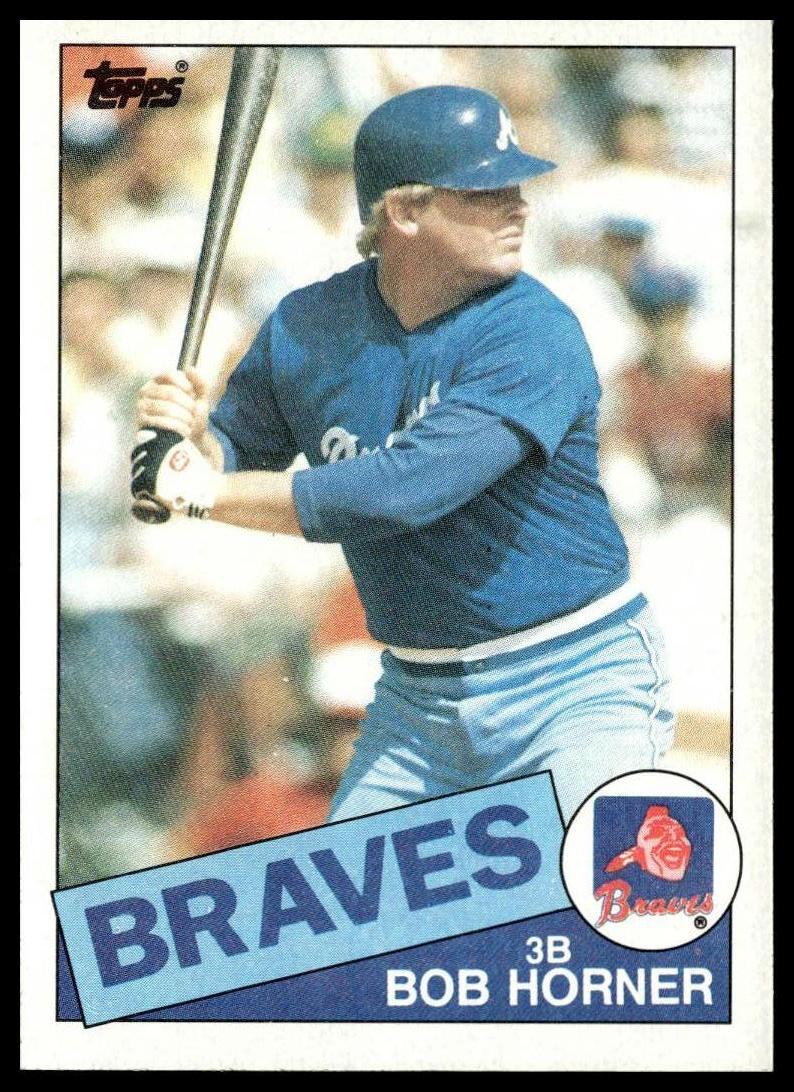 1985 Topps #410 Bob Horner