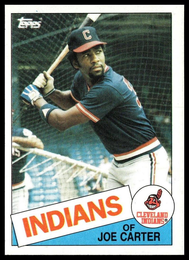 1985 Topps #694 Joe Carter
