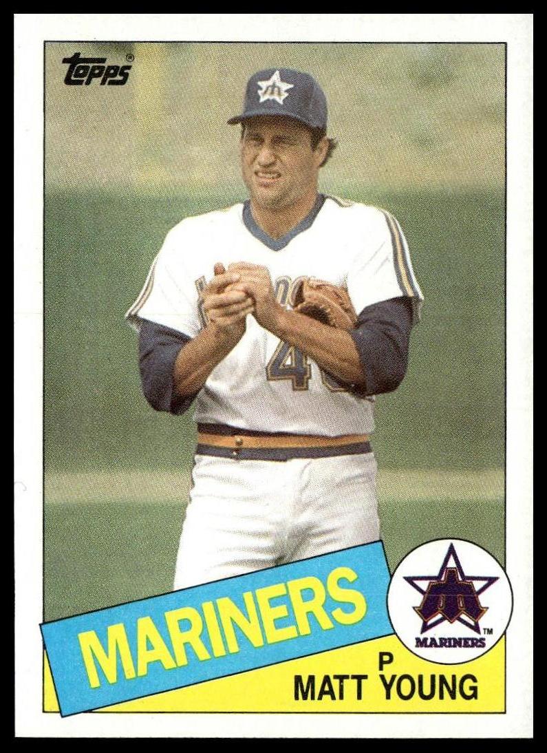 1985 Topps #485 Matt Young