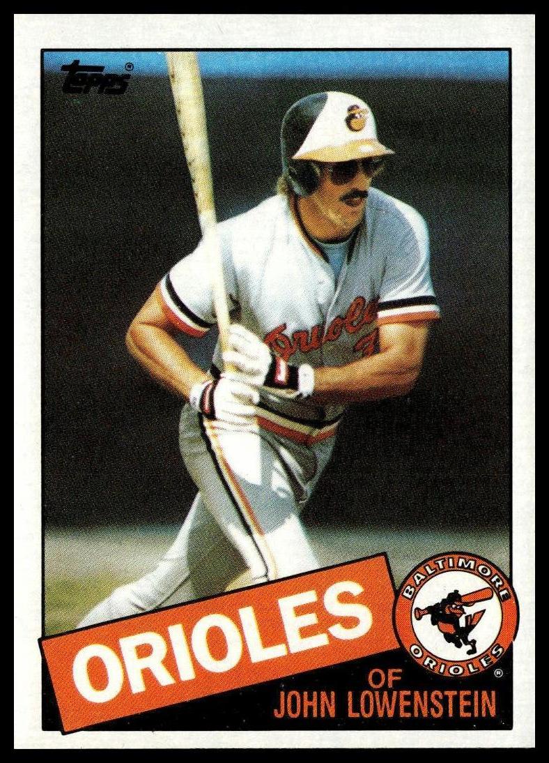 1985 Topps #316 John Lowenstein