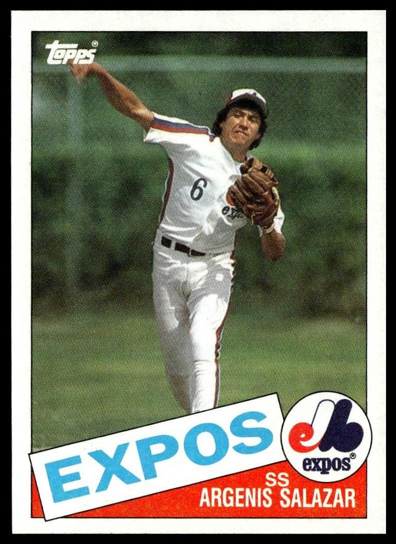 1985 Topps #154 Argenis Salazar
