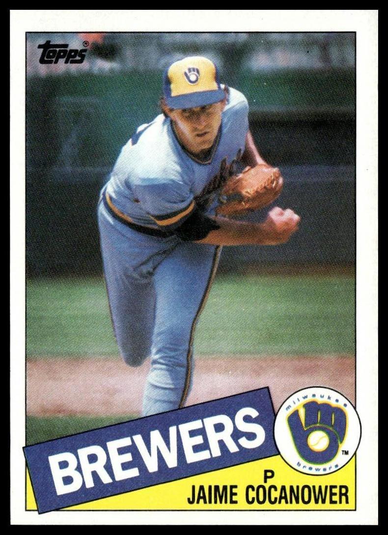 1985 Topps #576 Jaime Cocanower