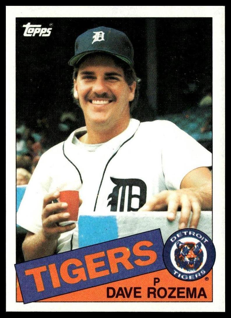 1985 Topps #47 Dave Rozema