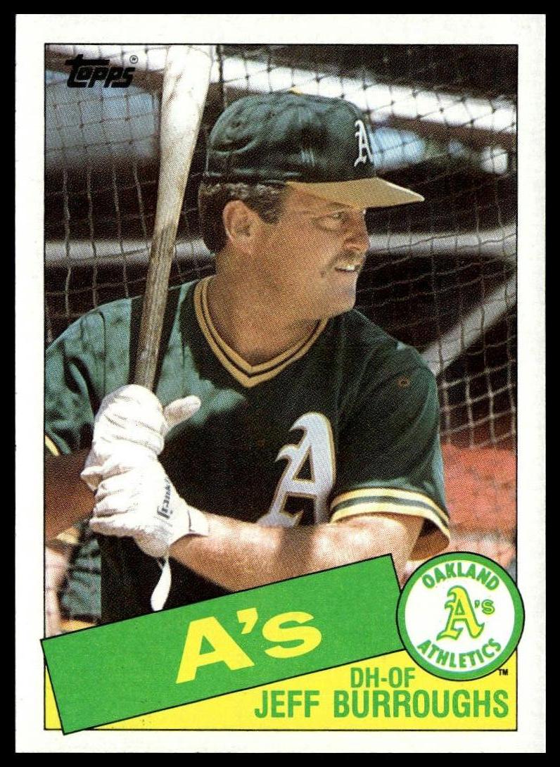 1985 Topps #91 Jeff Burroughs