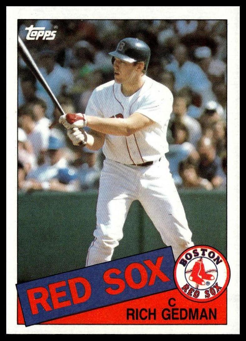 1985 Topps #529 Rich Gedman