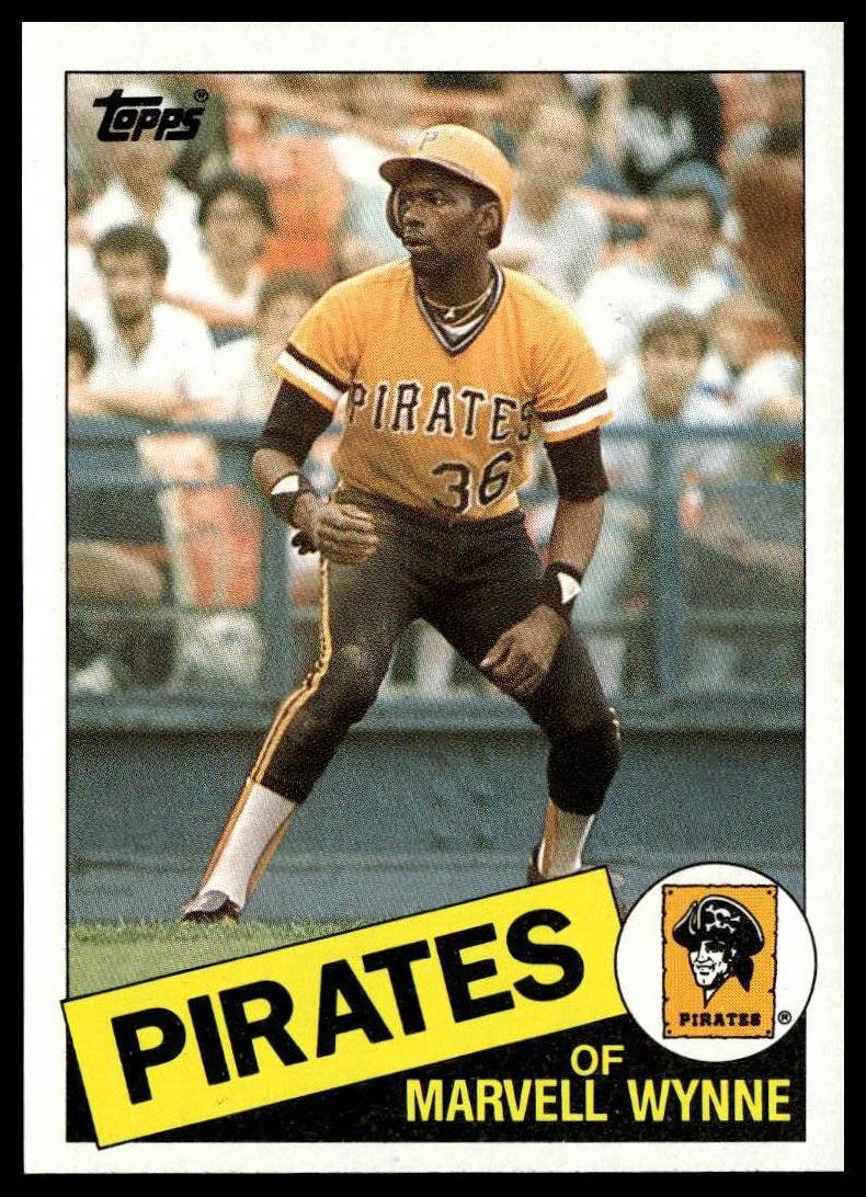 1985 Topps #615 Marvell Wynne