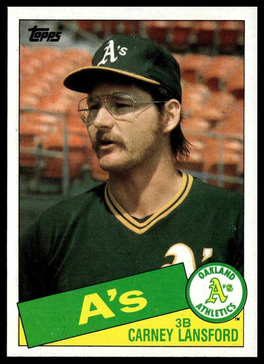 1985 Topps #422 Carney Lansford