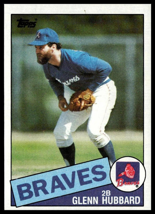 1985 Topps #195 Glenn Hubbard