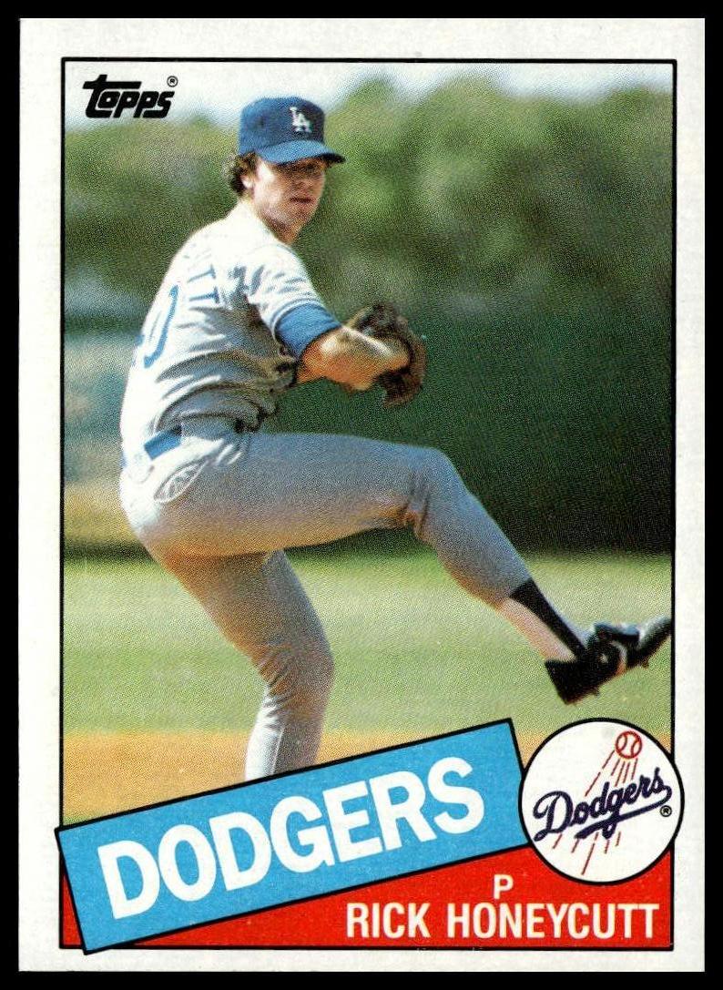 1985 Topps #174 Rick Honeycutt
