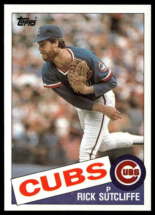 1985 Topps #72 Rick Sutcliffe