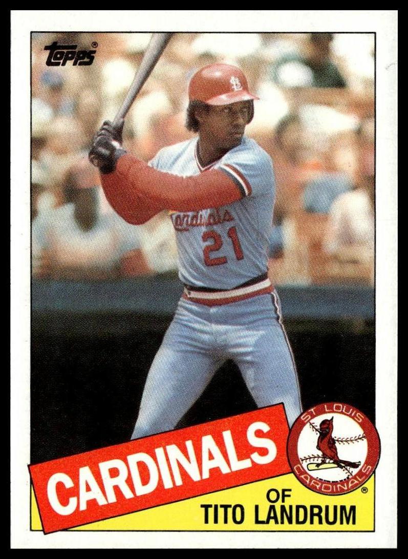 1985 Topps #33 Tito Landrum