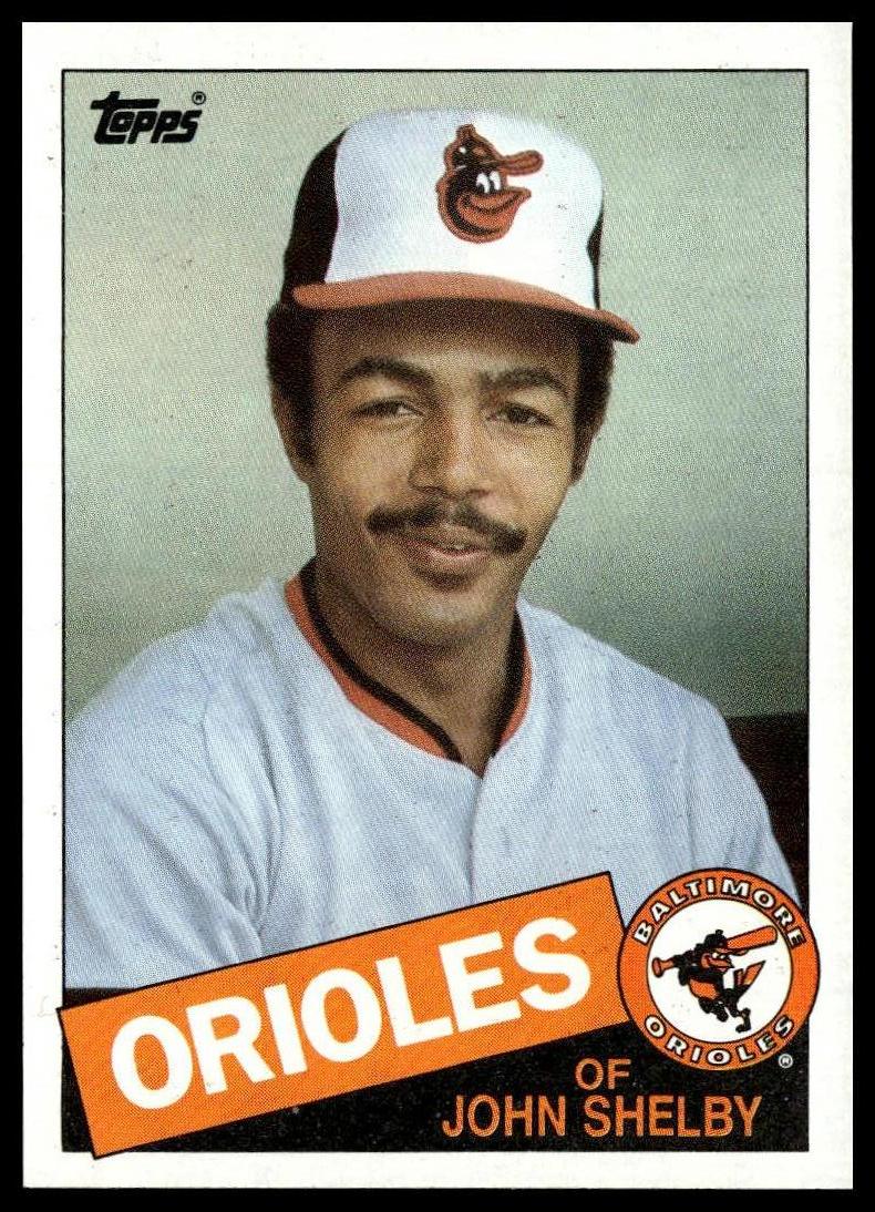 1985 Topps #508 John Shelby