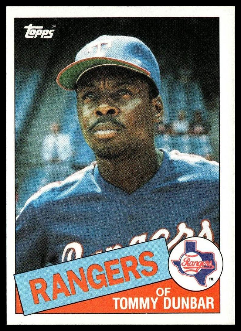1985 Topps #102 Tommy Dunbar