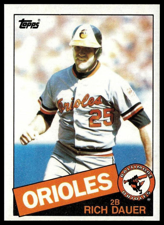 1985 Topps #494 Rich Dauer