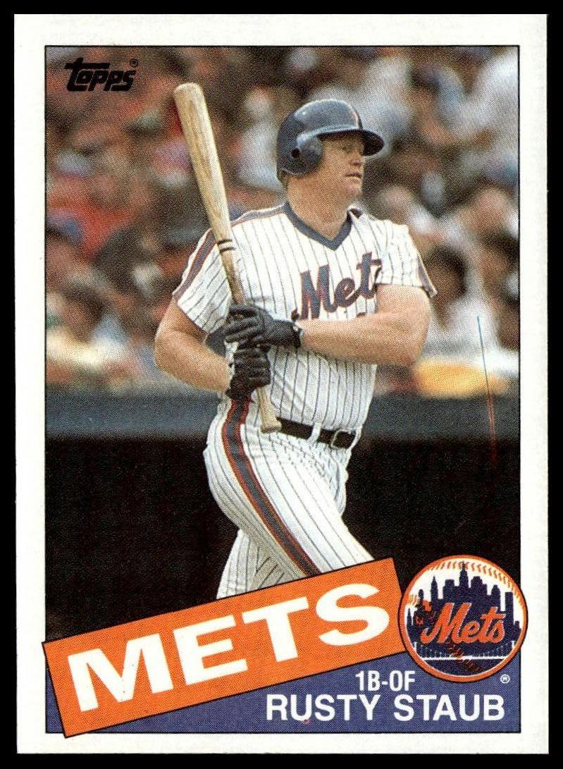 1985 Topps #190 Rusty Staub