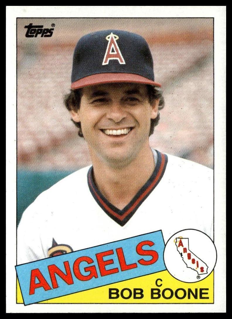 1985 Topps #348 Bob Boone
