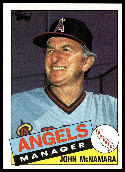 1985 Topps #732 John McNamara