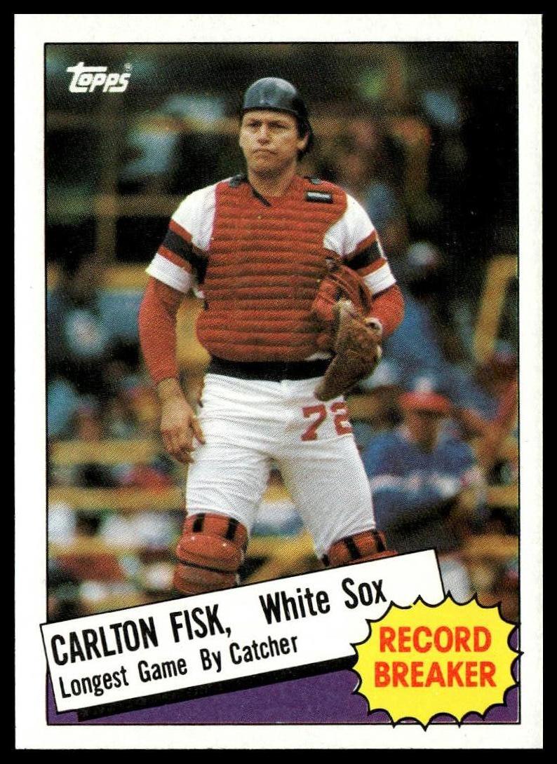 1985 Topps #1 Carlton Fisk