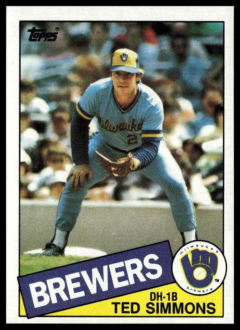 1985 Topps #318 Ted Simmons