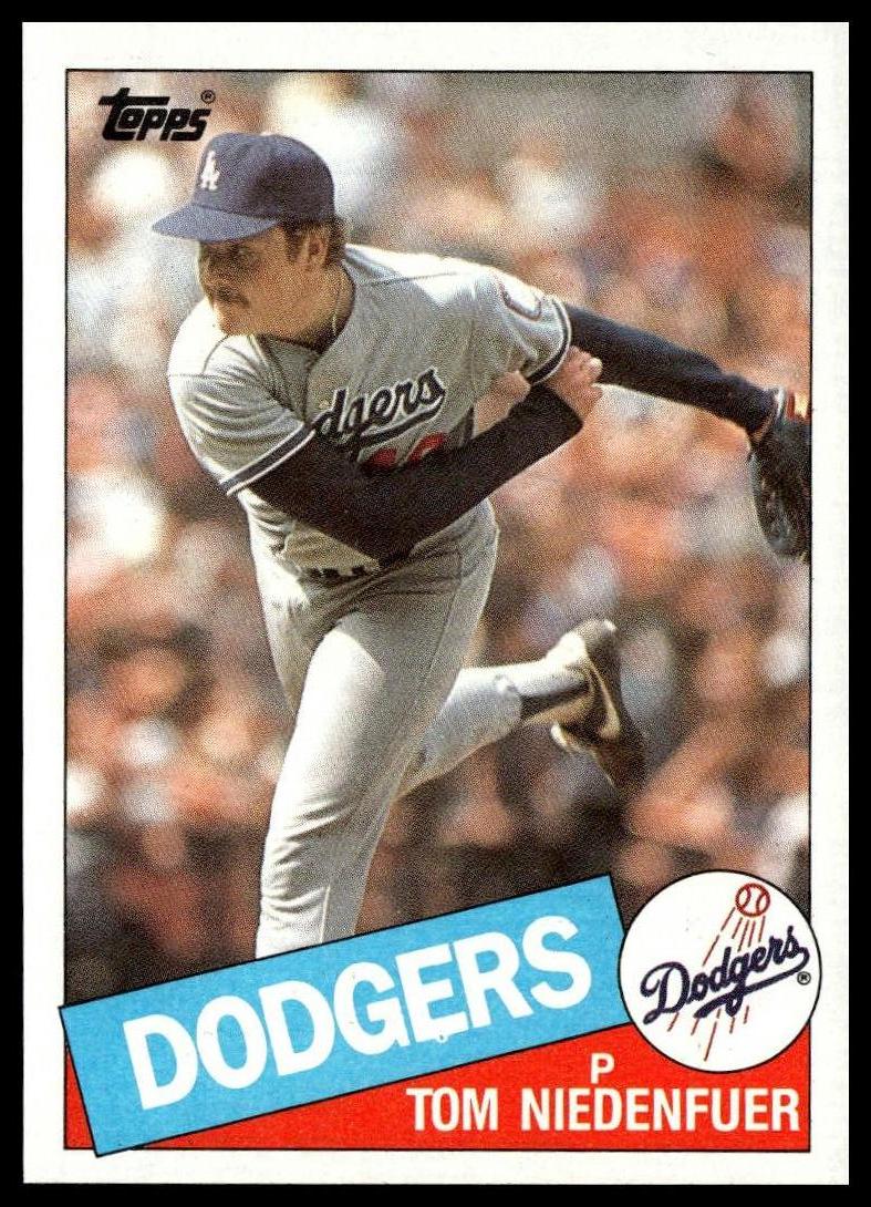1985 Topps #782 Tom Niedenfuer