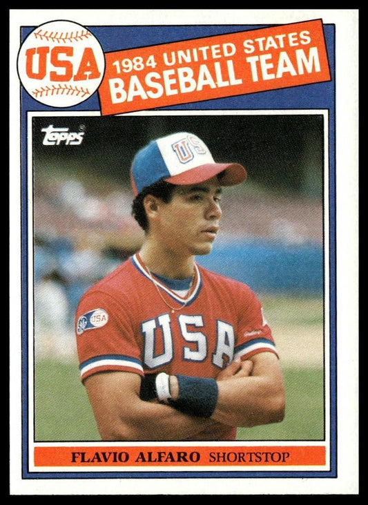 1985 Topps #391 Flavio Alfaro