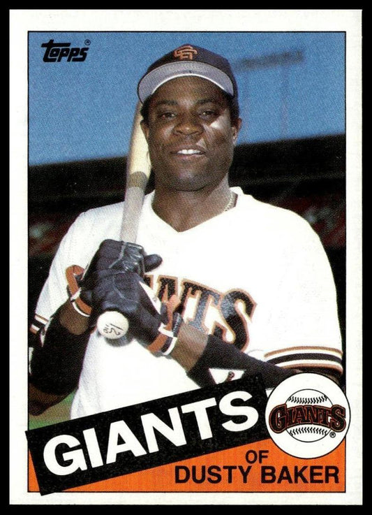 1985 Topps #165 Dusty Baker
