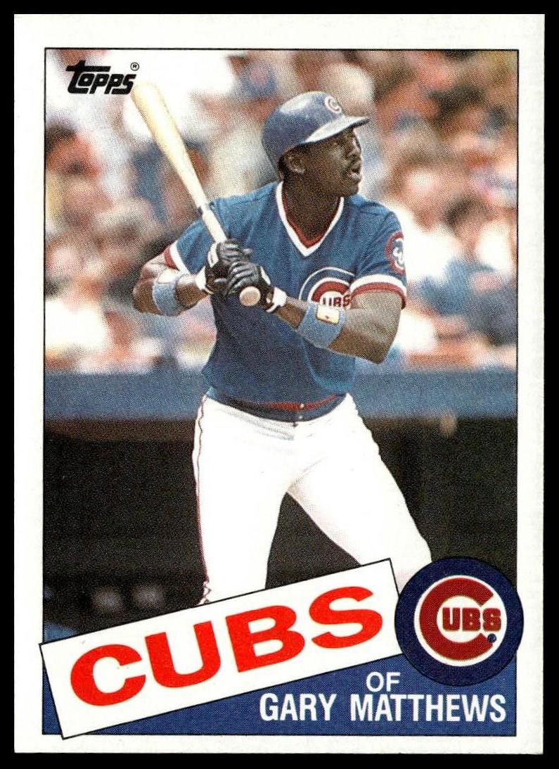 1985 Topps #210 Gary Matthews