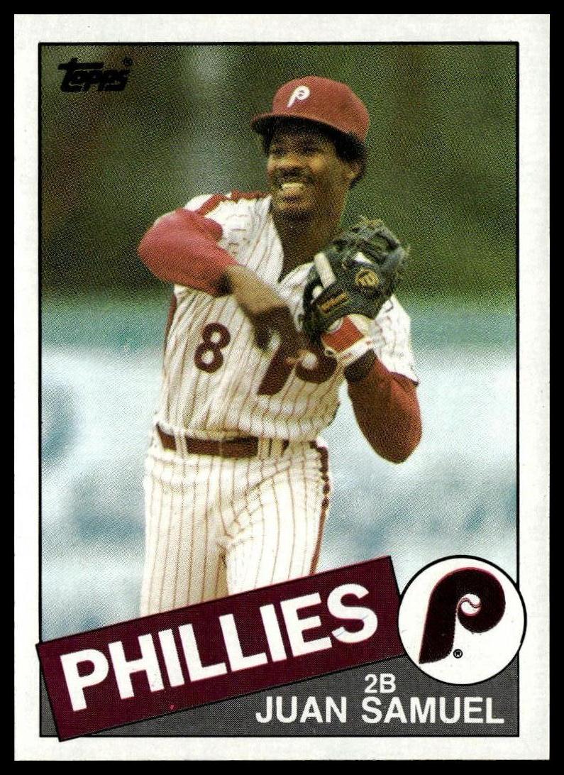1985 Topps #265 Juan Samuel