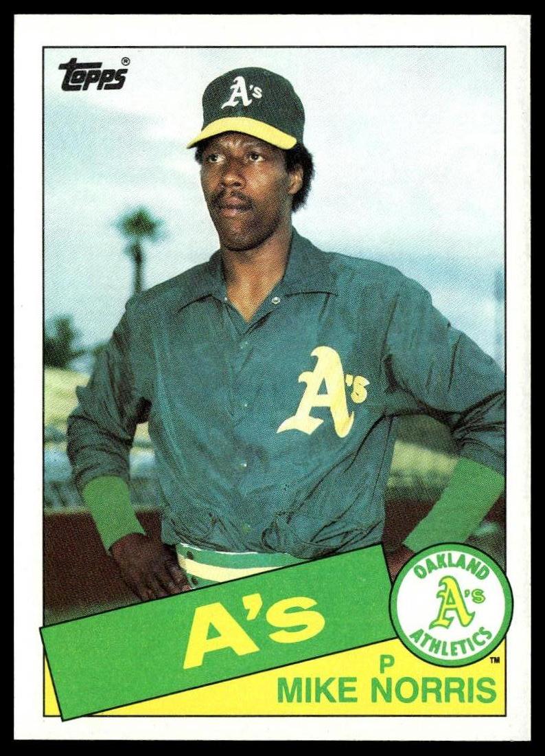 1985 Topps #246 Mike Norris