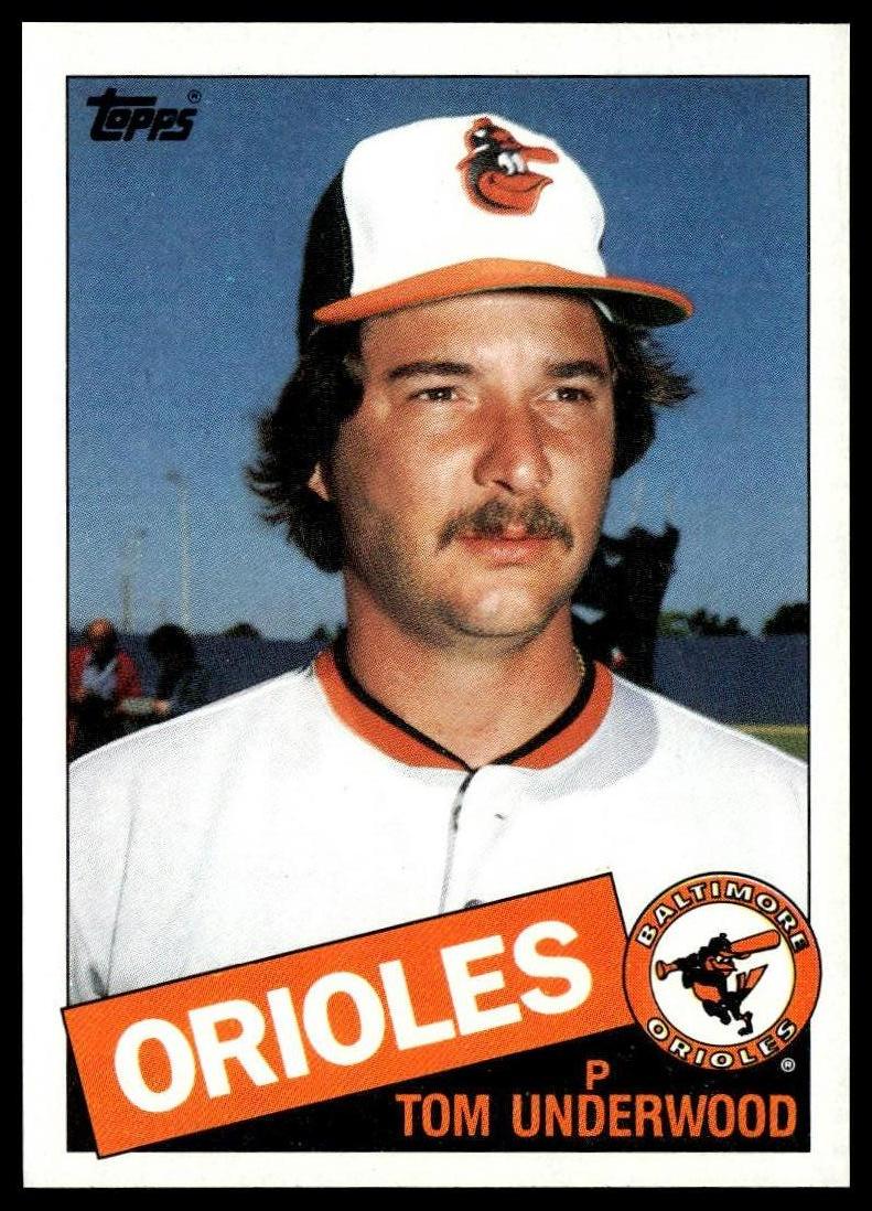 1985 Topps #289 Tom Underwood