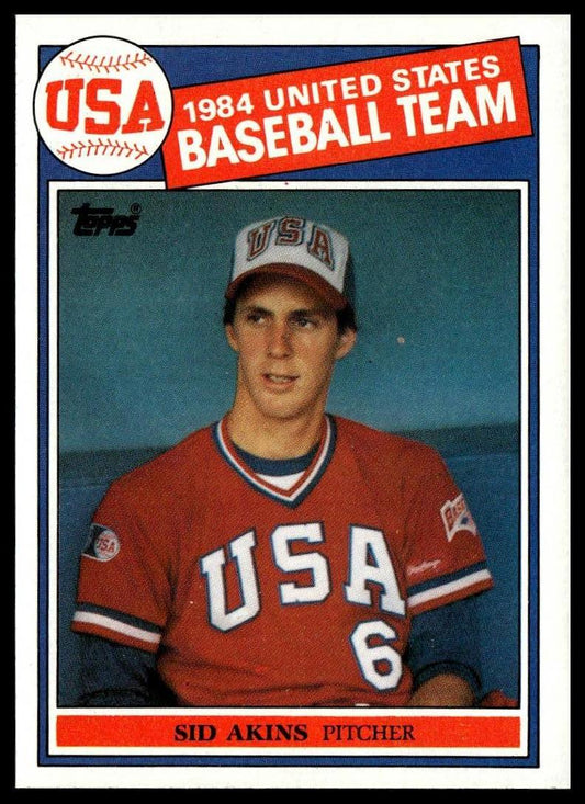 1985 Topps #390 Sid Akins