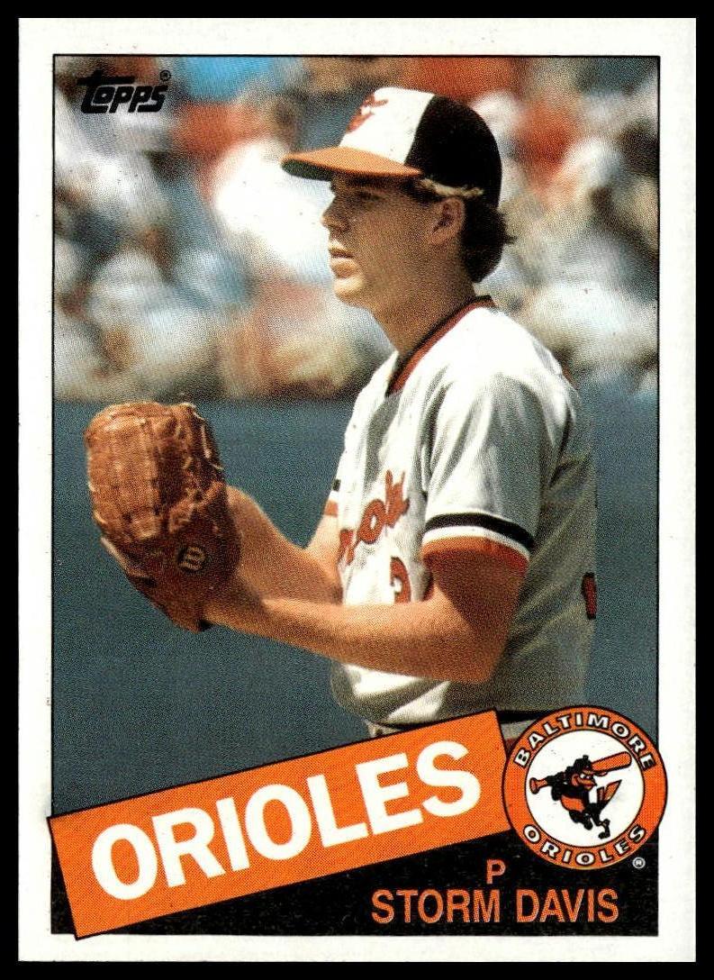 1985 Topps #599 Storm Davis