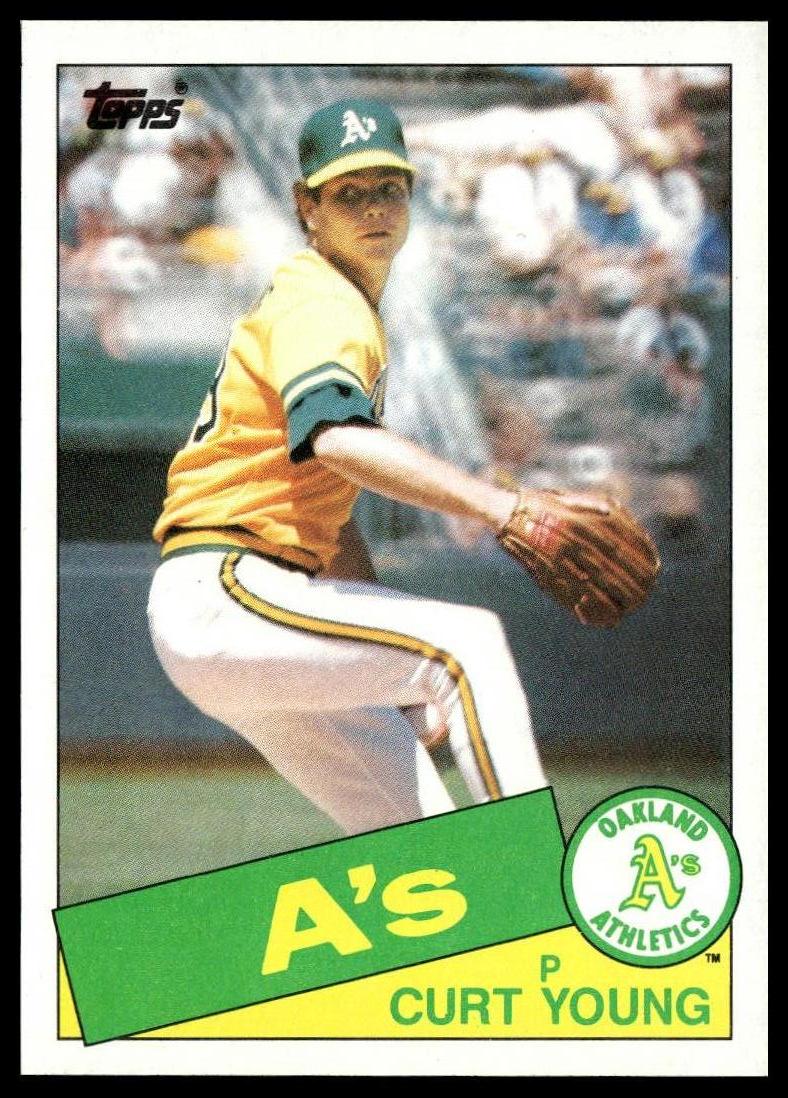 1985 Topps #293 Curt Young