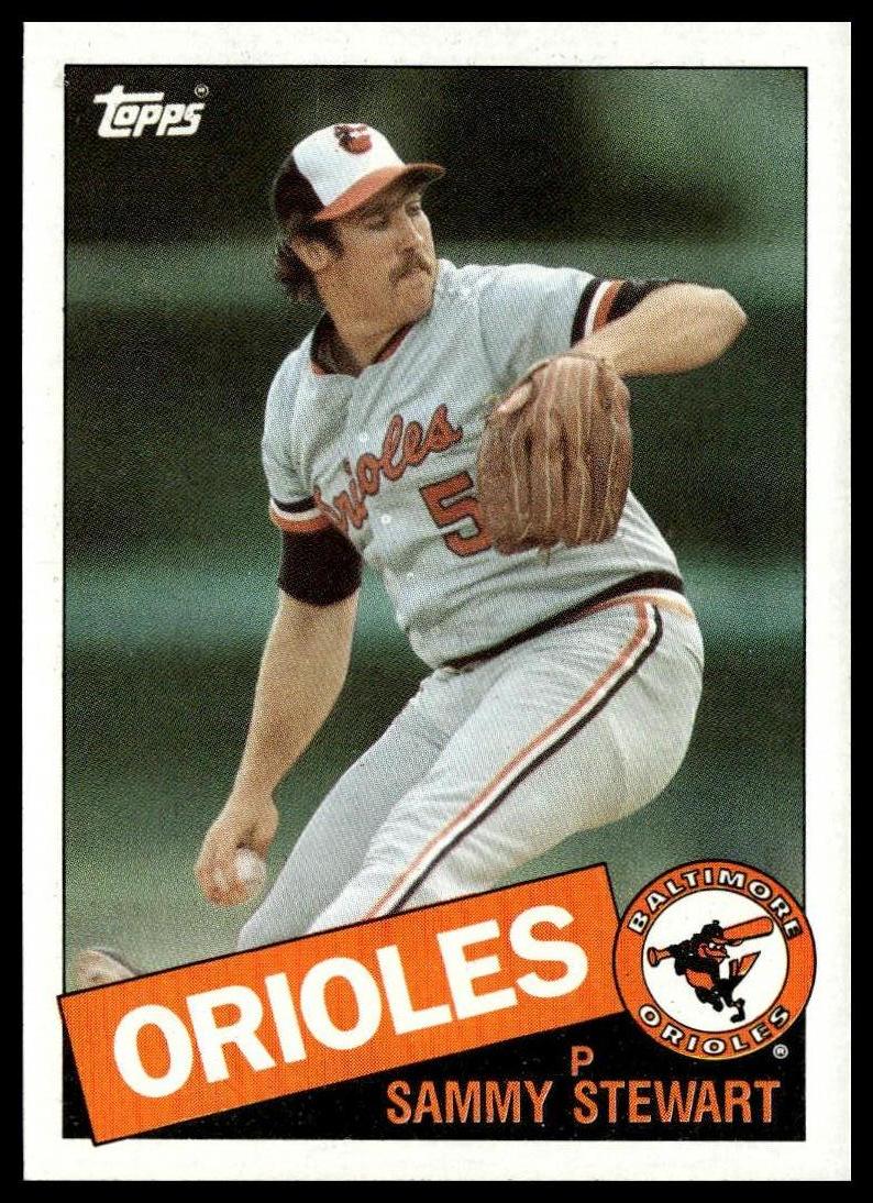 1985 Topps #469 Sammy Stewart