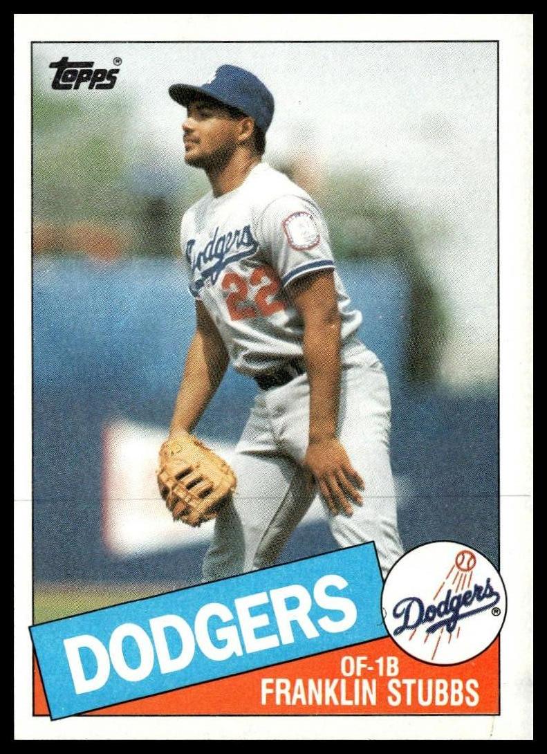 1985 Topps #506 Franklin Stubbs
