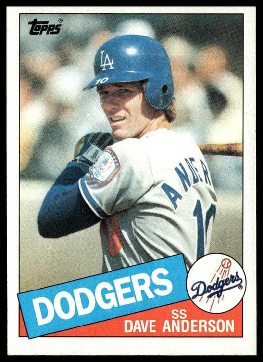 1985 Topps #654 Dave Anderson