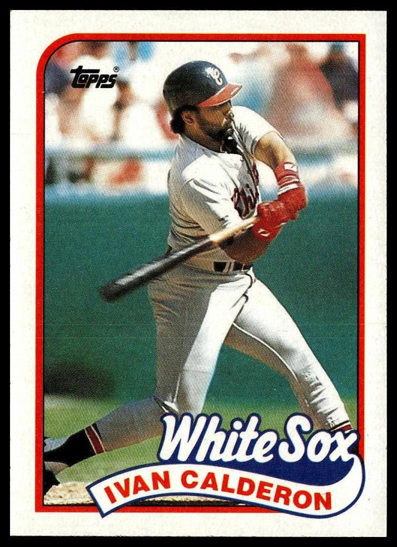 1989 Topps #656 Ivan Calderon