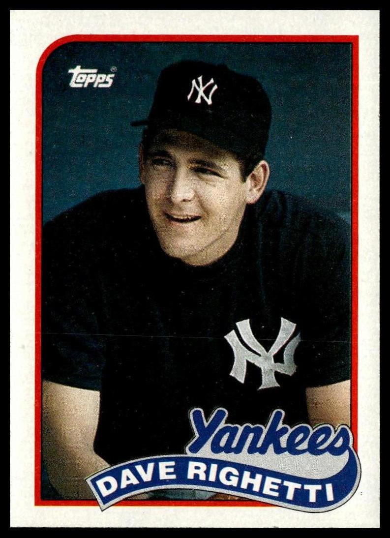 1989 Topps #335 Dave Righetti