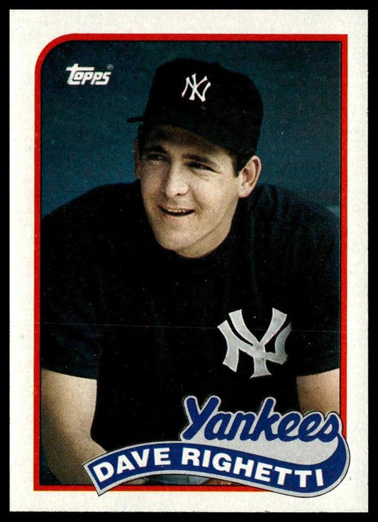 1989 Topps #335 Dave Righetti