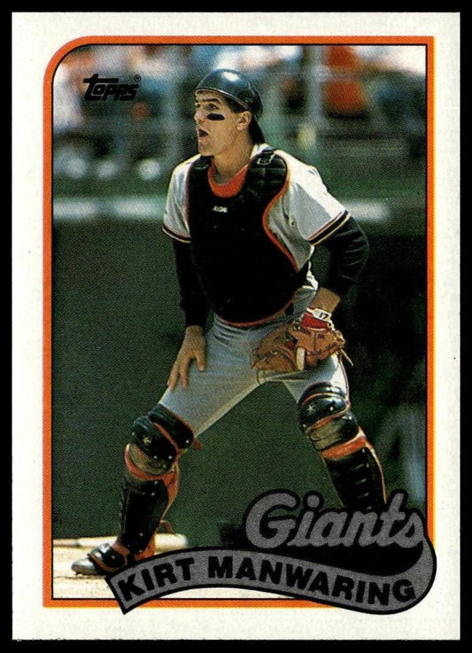 1989 Topps #506 Kirt Manwaring