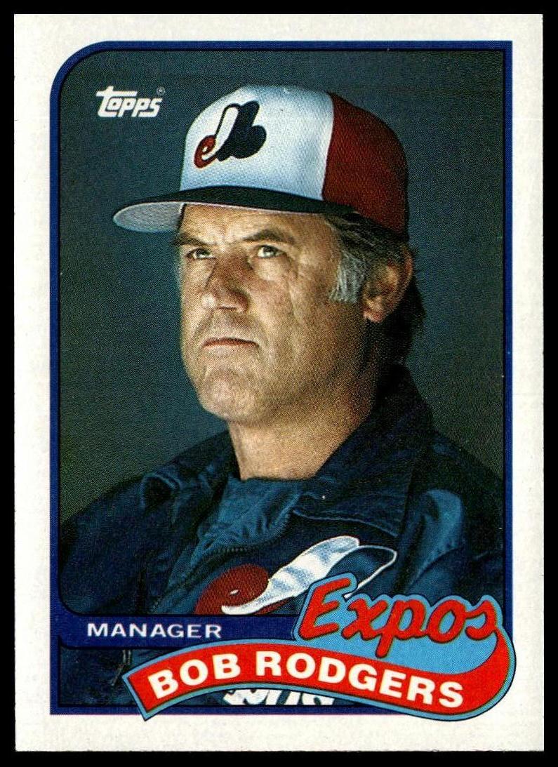 1989 Topps #474 Bob Rodgers