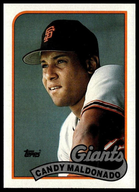 1989 Topps #495 Candy Maldonado